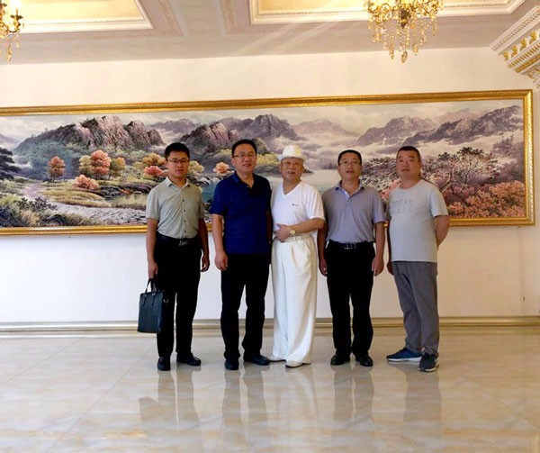 ●會長接待嘉祥招商局郟局長一行。